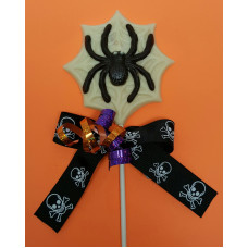 Spiderweb w/chocolate spider lolly